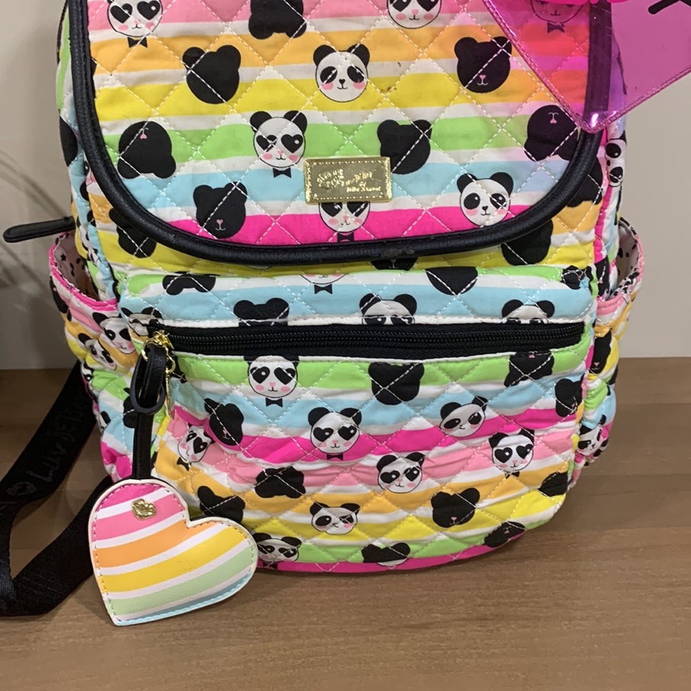 Betsey Johnson Panda Backpack Super Spacious Gem